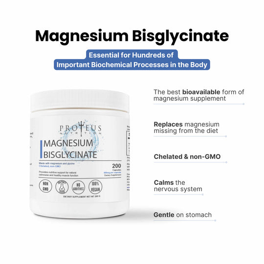 Magnesium Bisglycinate – Deep Sleep, Rapid Recovery, Calm Energy