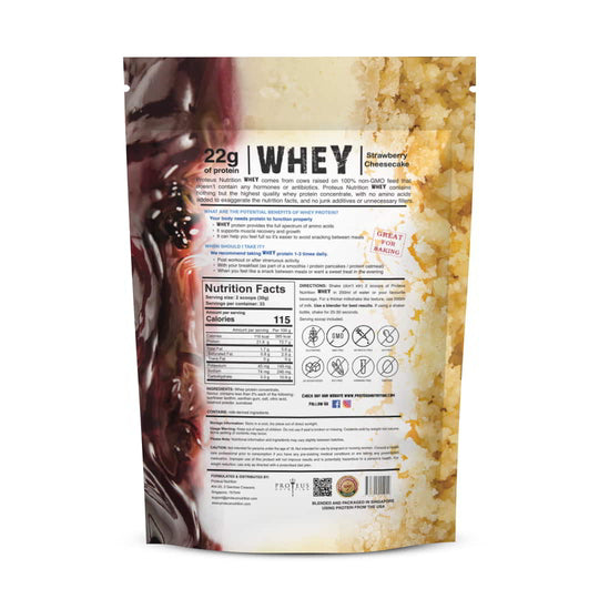 WHEY Strawberry Cheesecake