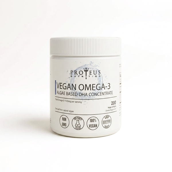 Vegan Omega-3 DHA Concentrate 1000mg (200 capsules)