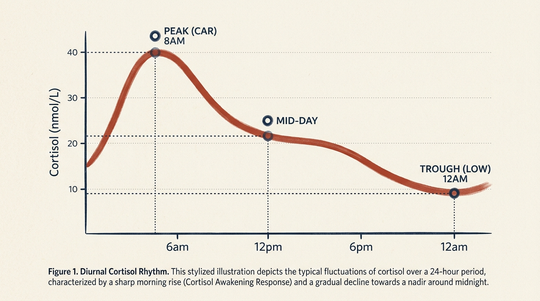 Cortisol isn't the villain. Read the curve.