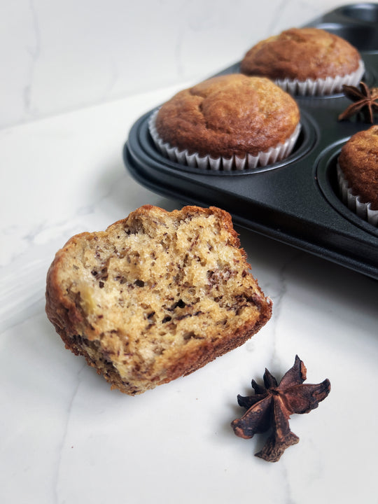 Recipe: Banana Chai Muffins