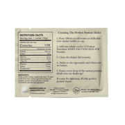 Whey Protein Isolate Sample Pack - 6 samples