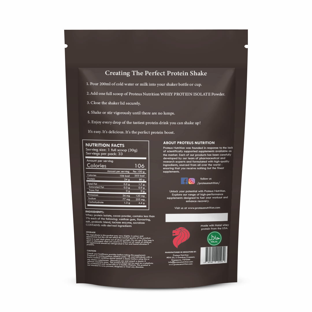 Whey Concentrate & Isolate Protein Powder Proteus Nutrition