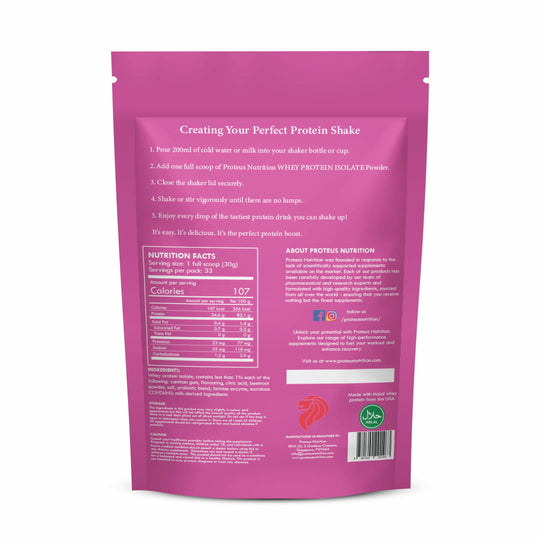Strawberry Whey Protein Isolate Ingredients