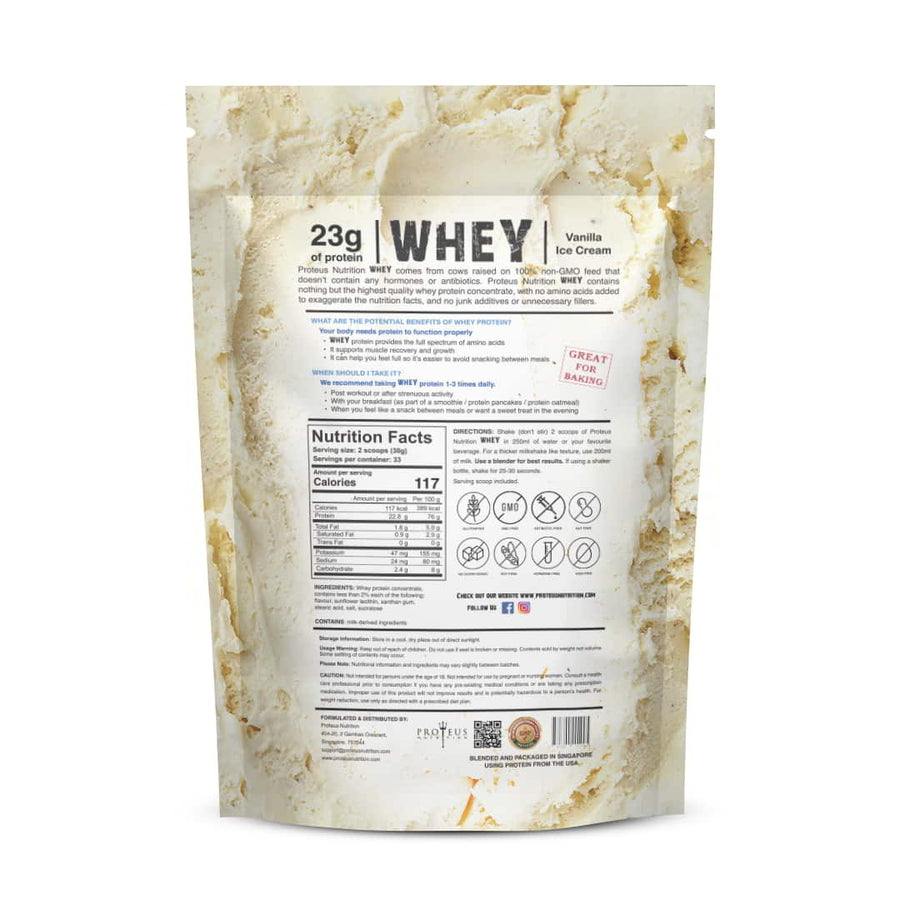 WHEY Vanilla Ice Cream