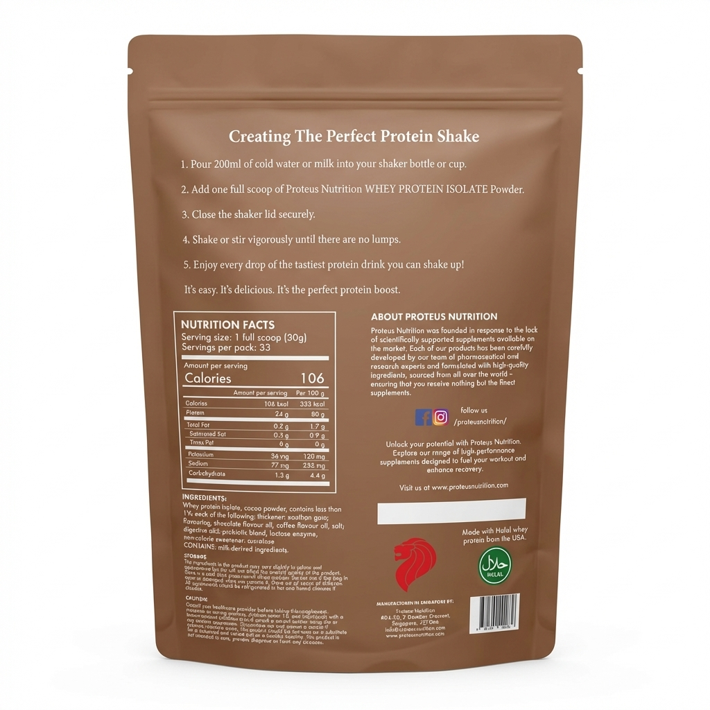 WHEY Protein Isolate - Smooth Mocha