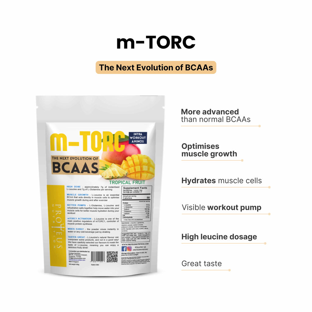 mTORC BCAAs Intra-Workout Drink Tropical Fruit