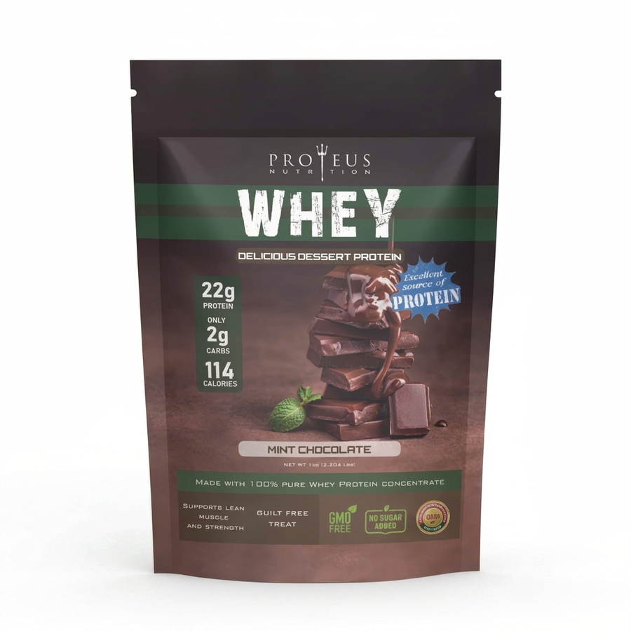 WHEY Mint Chocolate product photo on white