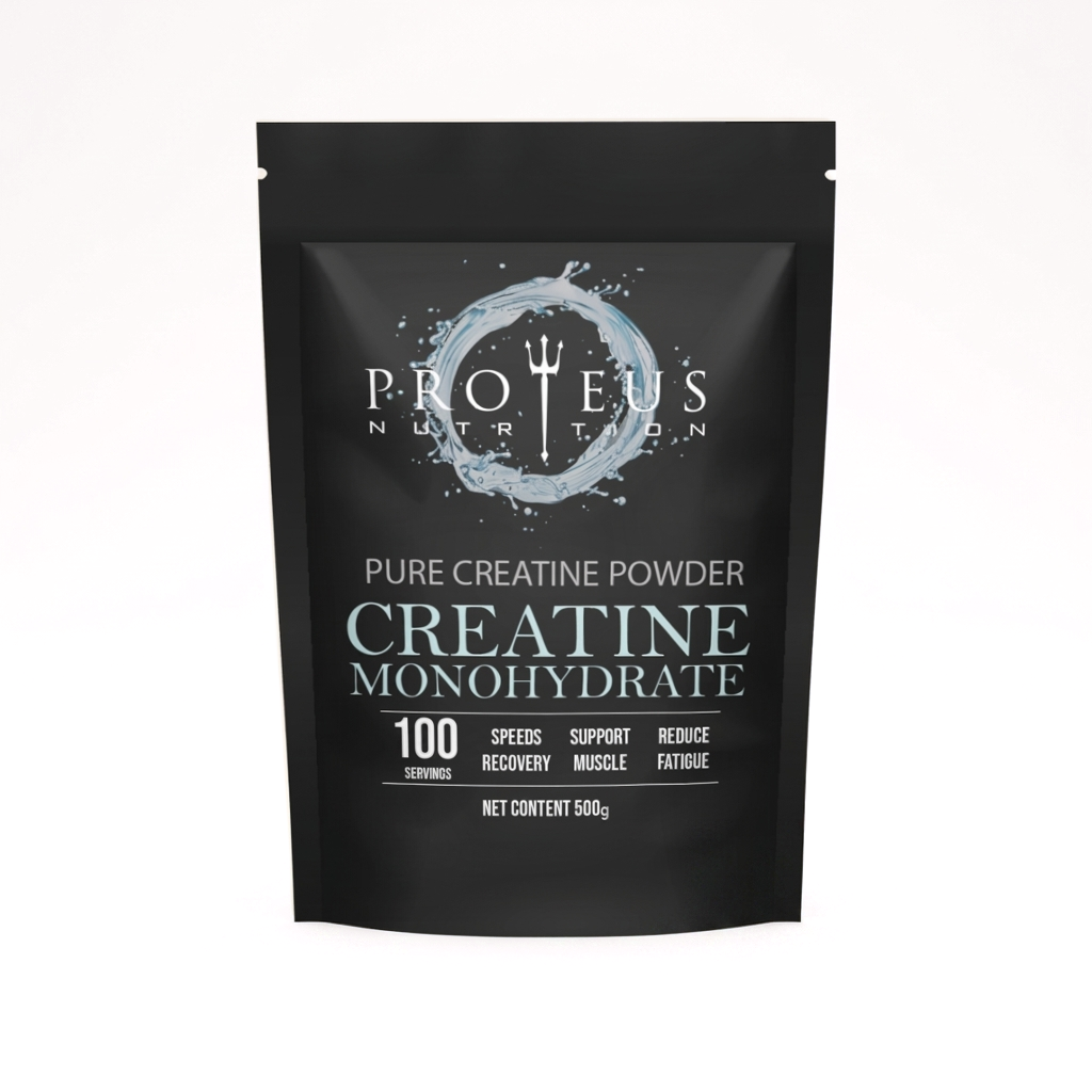 Pure Creatine Powder (500g) product photo on white
