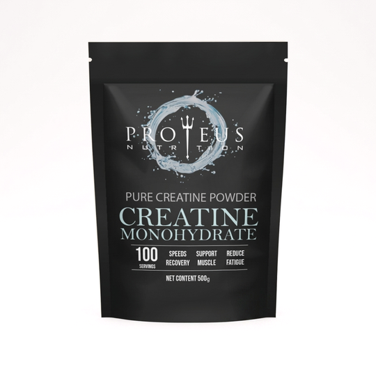 Pure Creatine Powder (500g) product photo on white