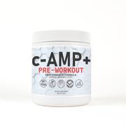 cAMP+ PreWorkout Powder - low caffeine, big boost product photo on white