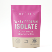 WHEY Protein Isolate - Strawberry Bliss product photo on white