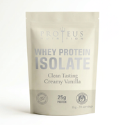 WHEY Protein Isolate - Creamy Vanilla product photo on white