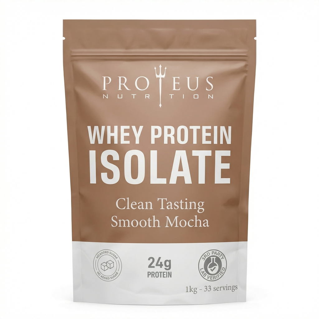 WHEY Protein Isolate - Smooth Mocha product photo on white