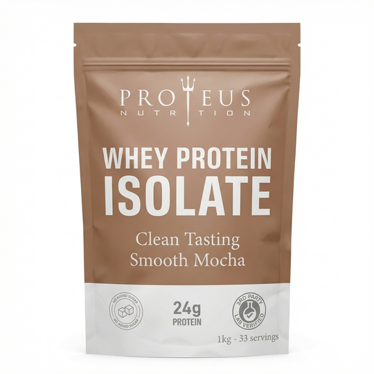 WHEY Protein Isolate - Smooth Mocha product photo on white
