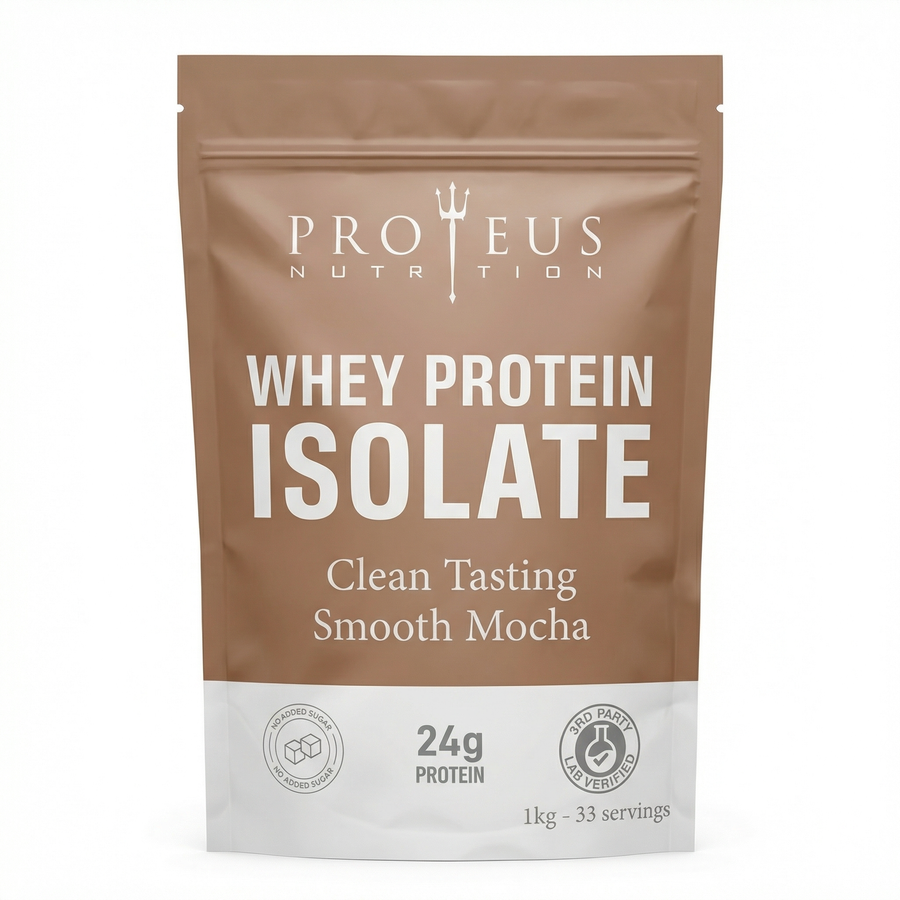 WHEY Protein Isolate - Smooth Mocha product photo on white