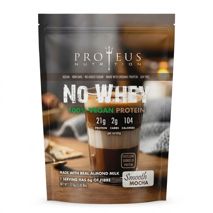NO-WHEY Vegan Smooth Mocha product photo on white